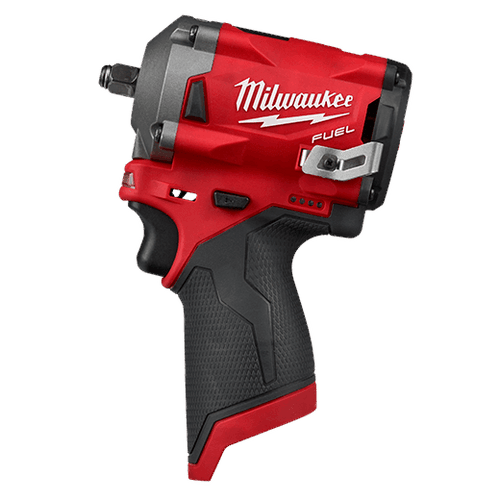 Milwaukee M12 FUEL 3/8" Stubby Impact Wrench w/ two Batteries 2554-22