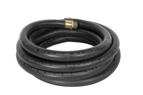 Fill-Rite Fuel Hose- 3/4" x 20" w/ Static Ground Wire FRH07520