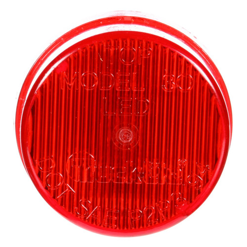 Truck-Lite 30250R Model 30 (2" Round) LED Clearance / Marker Lamp- Red- 2 Diodes