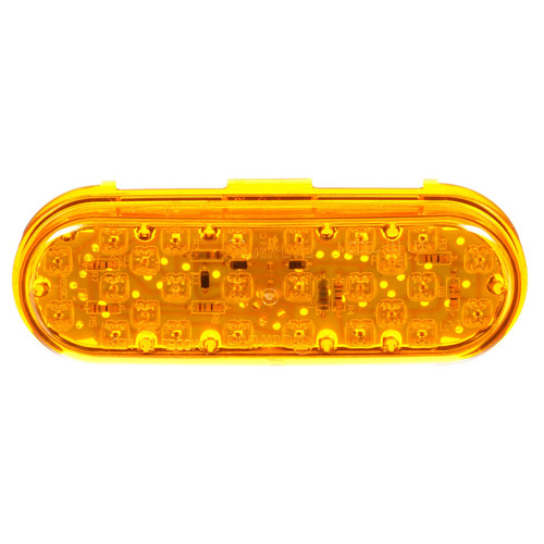 Truck-Lite Model 60 (6" Oval) LED Turn Signal Lamp- Amber- 26 Diodes- Choose Voltage