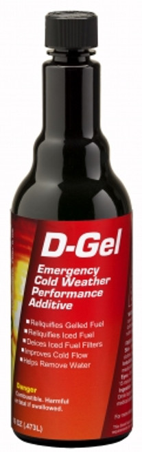 E-Zoil D-Gel Emergency Cold Weather Performance Additive- 16oz Bottle