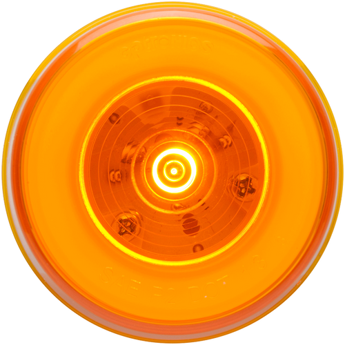 Optronics MCL157AB GloLight 2.5" Round LED Marker / Clearance Lamp- Amber