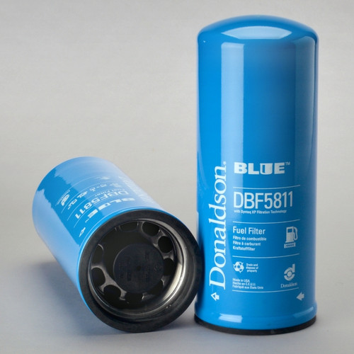 Donaldson Blue DBF5811 Fuel Filter, Spin-on- Cummins X15, replaces FF5971NN