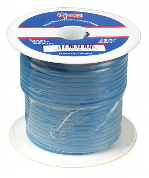 Grote 87-7010 Primary Wire- 14 GA, 100'- Blue