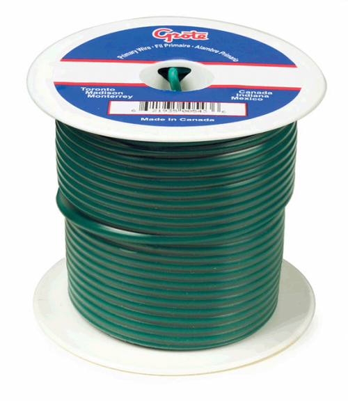 Grote 89-7006 Primary Wire- 14 GA, 25'- Green