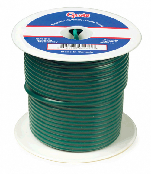 Grote 89-8006 Primary Wire- 16 GA, 25'- Green