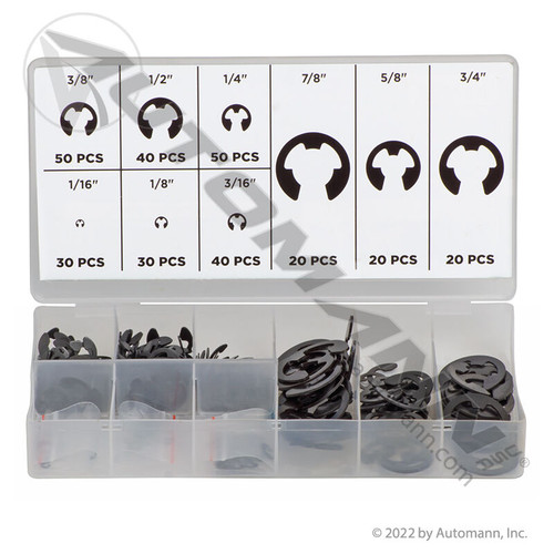 E-Clip Assortment Kit- 300 pieces