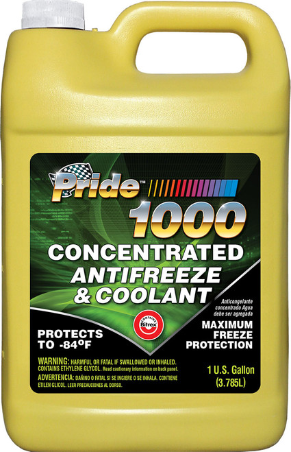 Pride 1000 Conventional Green Full Strength Anti-Freeze (P1000)