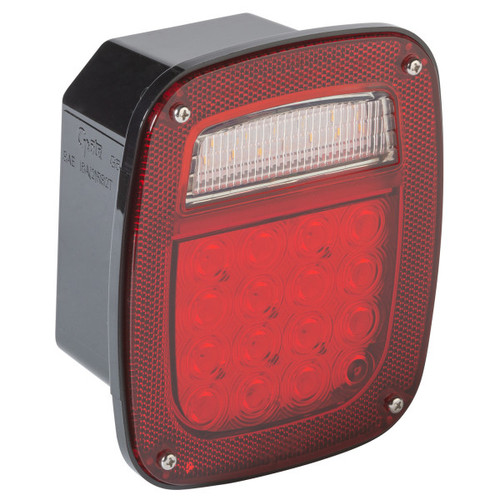 Grote G5202 Hi Count LED Box Combo Lamp- RH w/ Marker- 3 Stud Mount, 3 Wire