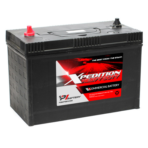 P1 Xpedition Silver Commercial Group 31 Battery- Threaded Post- 950CCA C31-9ST