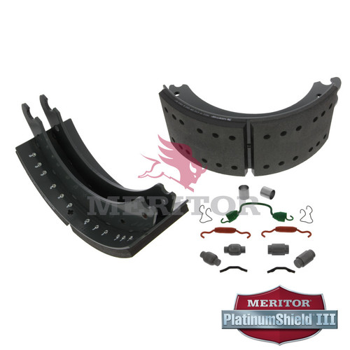 4715 Q Plus Reman Brake Shoe Kit- 23K Lining- Meritor Platinum Shield XK3124715QP