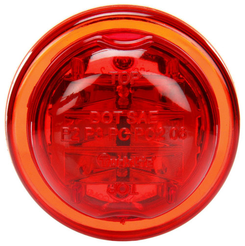 Truck-Lite 10375R Model 10 (2.5" Round) High Profile LED Marker Lamp- Red- 8 Diode
