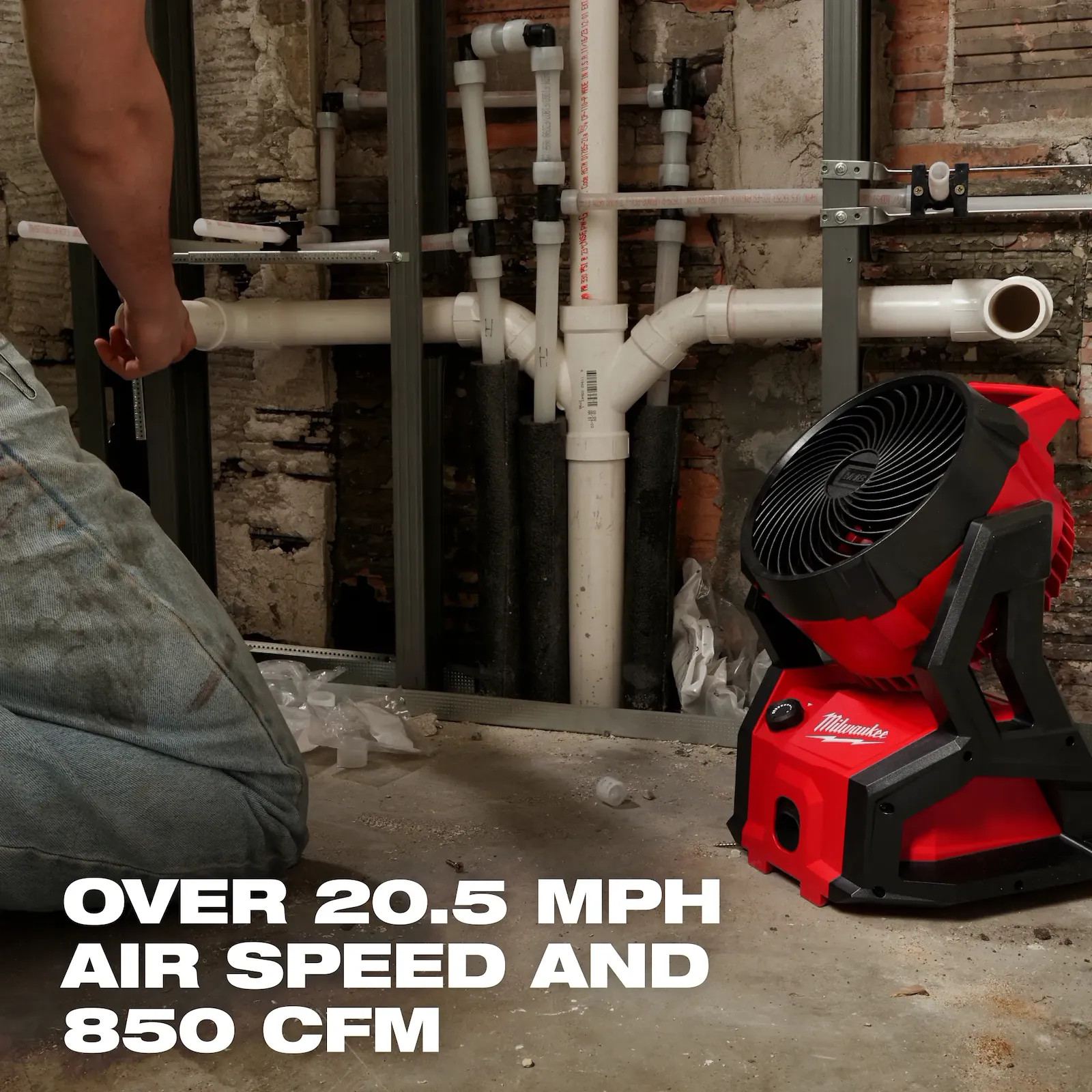 Milwaukee 0818-20 Milwaukee M18 Brushless PACKOUT Fan BARE TOOL