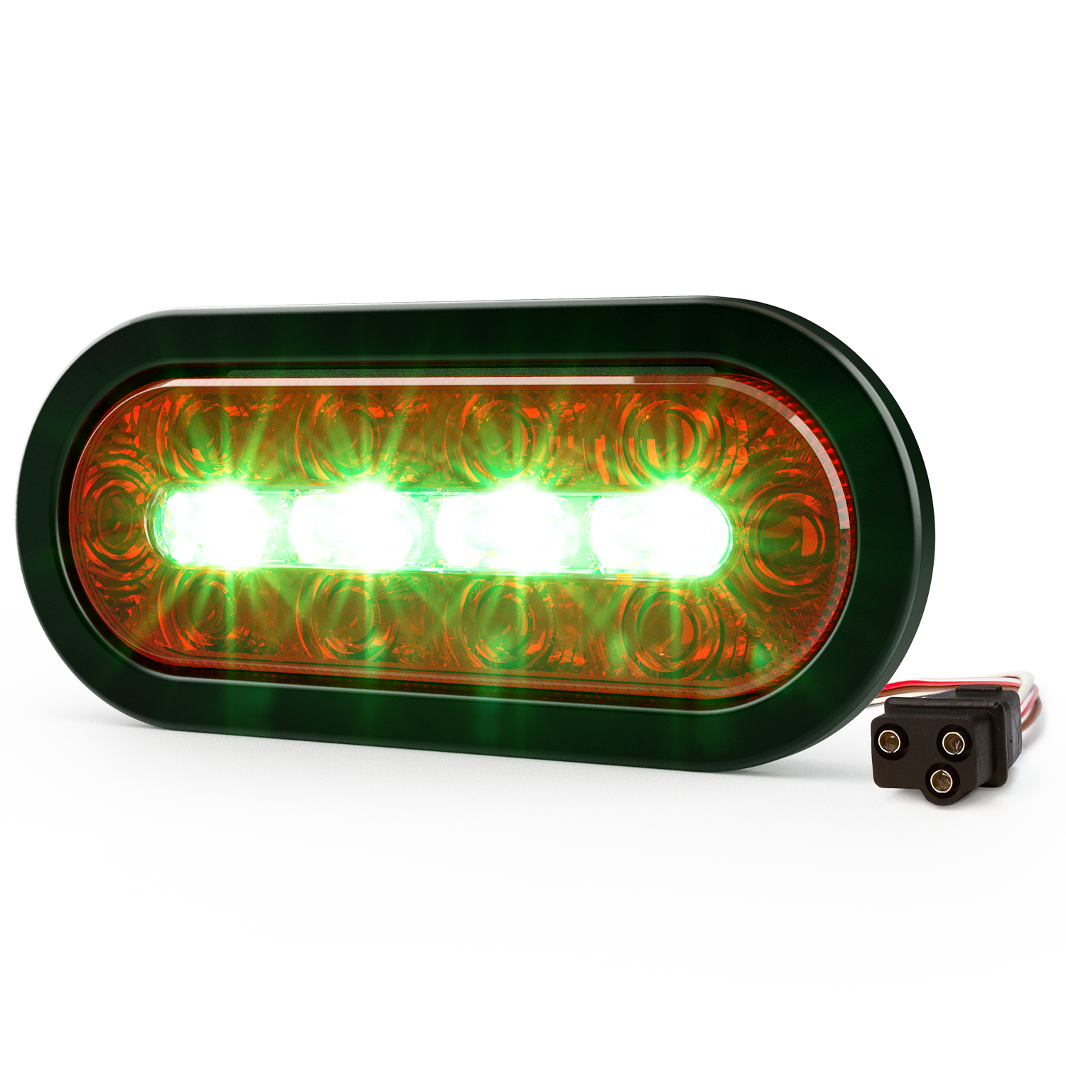 Ecco ED3060AG Ecco ED3060AG S/T/T/Warning Lamp Combo- Red/ Amber