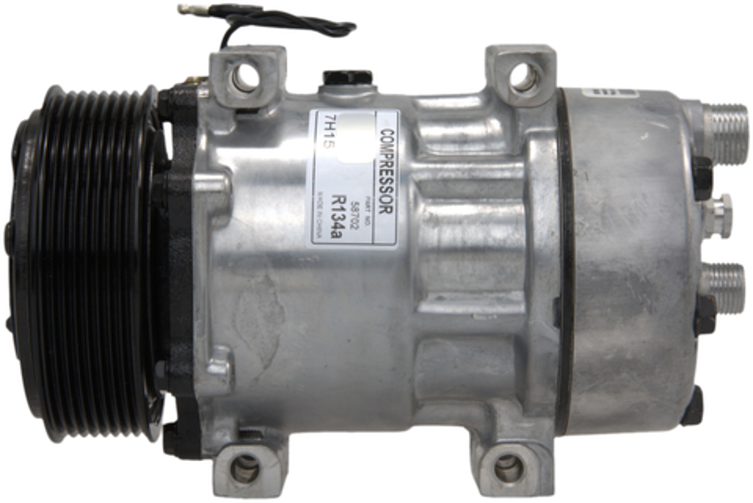 A/C Compressor- Sanden/Sankyo SD7H15- 8 Groove Pulley- Sunair CO