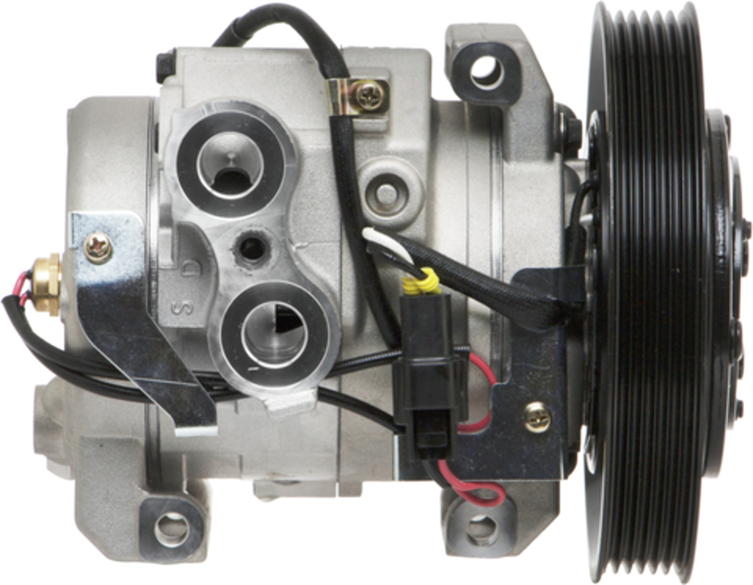 あこ A/C Compressor- Denso Type 10S15C- 8 Rib Pulley- Replaces 22-65772
