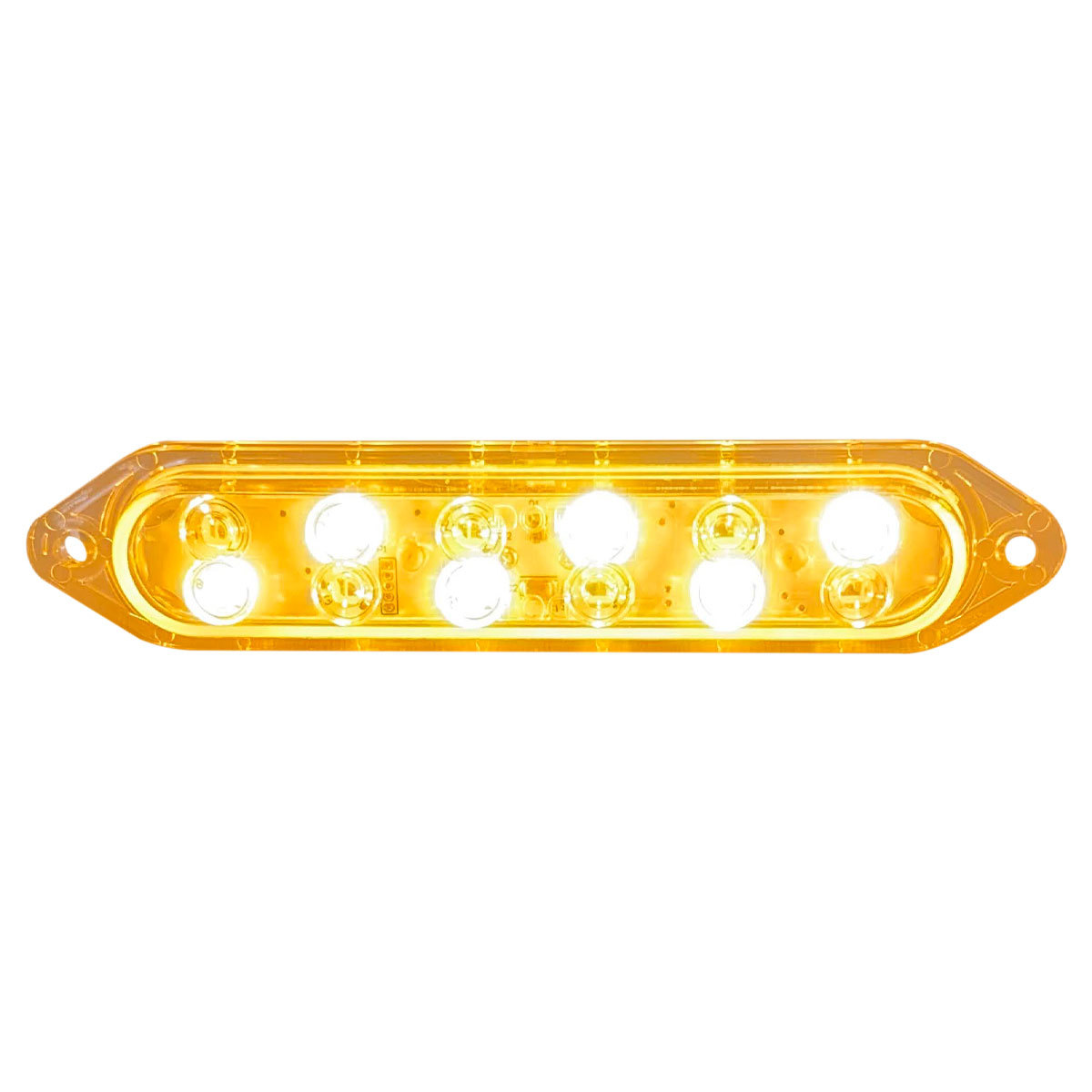 Truck-Lite 61501R Model 61 LED Brake-Activated Warning Lamp- Clear