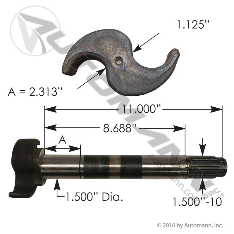 Camshaft for Hendrickson ES 16.5