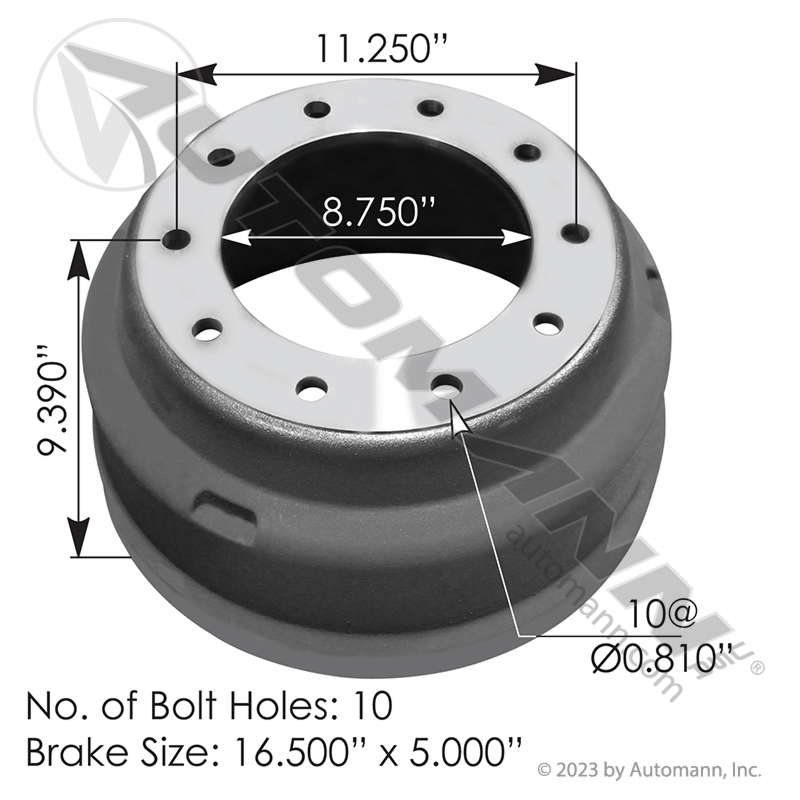 user_d6ba61b7様 Brake Drum- 16.5