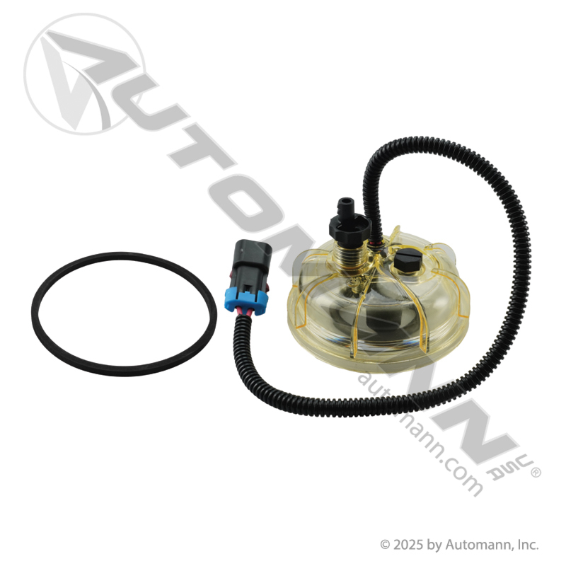 Racor Type Fuel Filter Bowl- Shallow w/ Heater- replaces RK21113