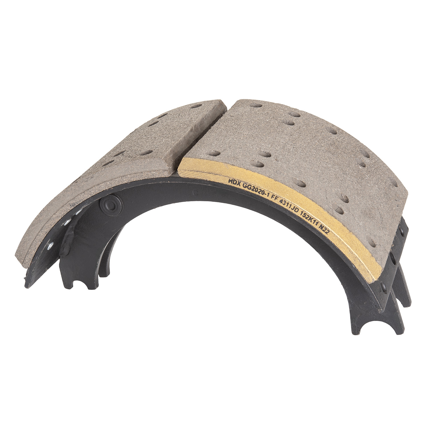 4311 E High Mount Reman Brake Shoe (Single)- 23k Lining- Haldex
