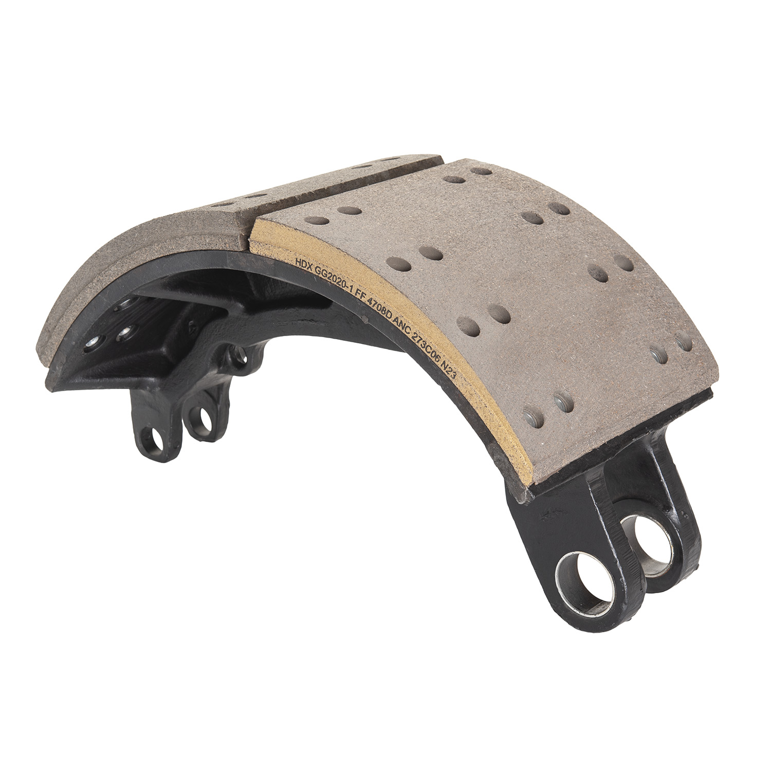 4708 ES Cast Reman Brake Shoe (Single)- 23k Lining- Haldex GG4708TCR ...