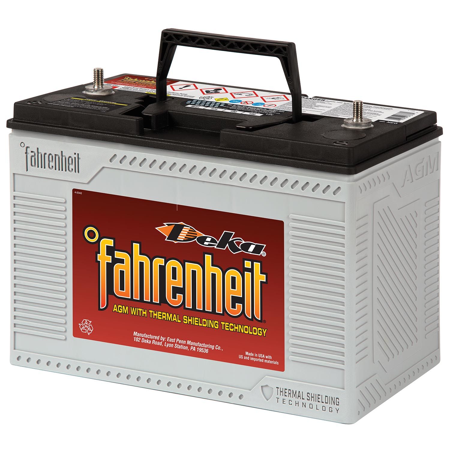 6292531サミット 15P Deka Fahrenheit Group 31 AGM Battery- Threaded Post- 925CCA 9F31