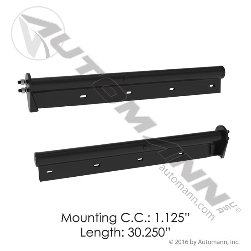 Automann 562.461 Black Spring Loaded Mud Flap Hanger Kit- 1 Pair