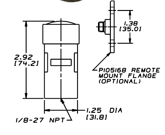 n.♡確認用 Donaldson X002278 Air Cleaner Restriction Informer- 1/8-27 Thread