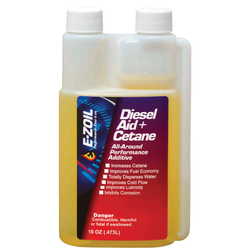 E-Zoil Diesel Aid + Cetane Performance Additive- 16oz Bottle