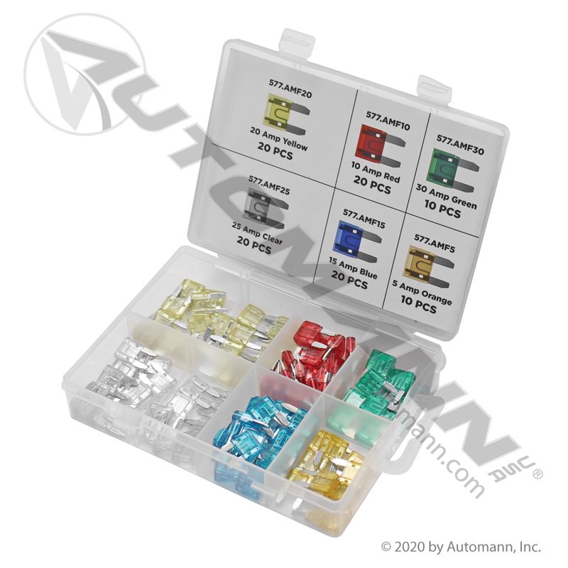 7-8回使用 147cm K2 FUSE×バイン ZUMA SMサイズ Automann 577.AMF100-KT Mini Blade Fuse Assortment- 100 pieces- ATM