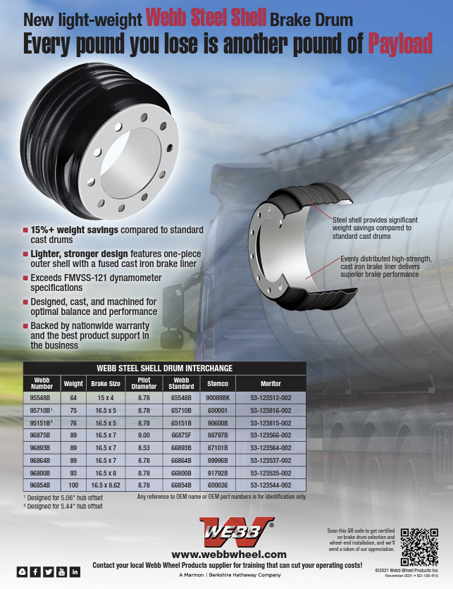 crumページ Webb 96893B Webb 96893B Steel Shell Centerfuge Style Brake Drum