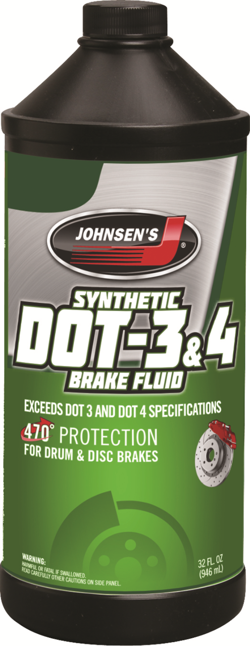 Johnsens 5032 Johnsens Synthetic Dot 3/4 Brake Fluid- 1 Quart (5032)