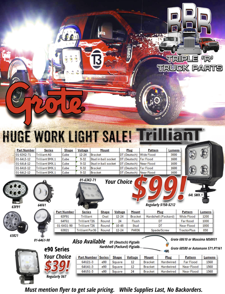 Grote Worklight Sale