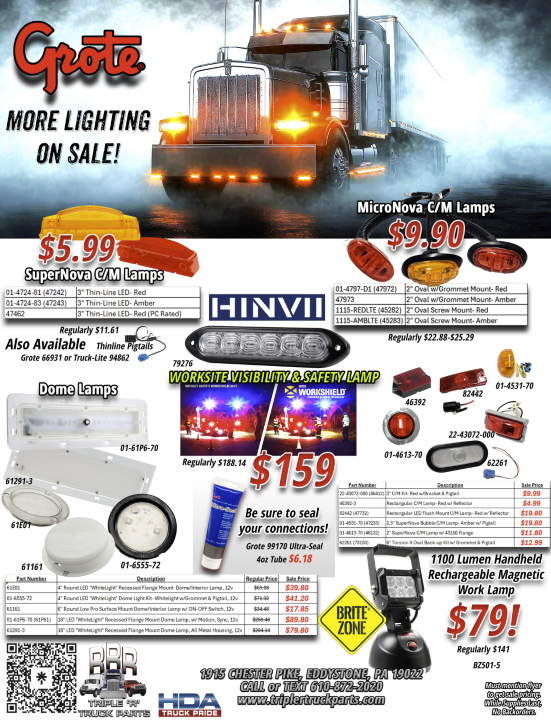 Grote Marker Dome Light Sale
