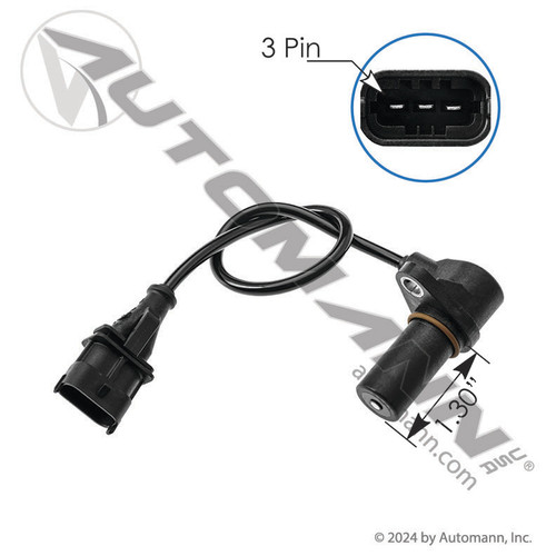 Automann 577.75436 Camshaft Speed Sensor- Paccar MX13- replaces Automann 577.75436 Camshaft Speed Sensor- Paccar MX13- replaces