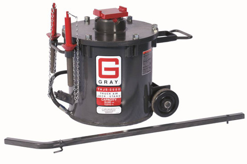 Gray TAJS-3000 GRAY TAJS-3000 15 Ton Truck Air Jack Stand w/Extensions