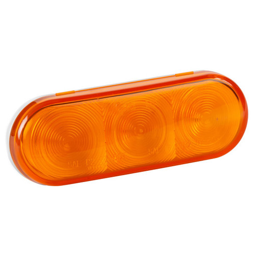 Automann 571.LD601A8 Turn Signal 6in Oval Midship LED Amber