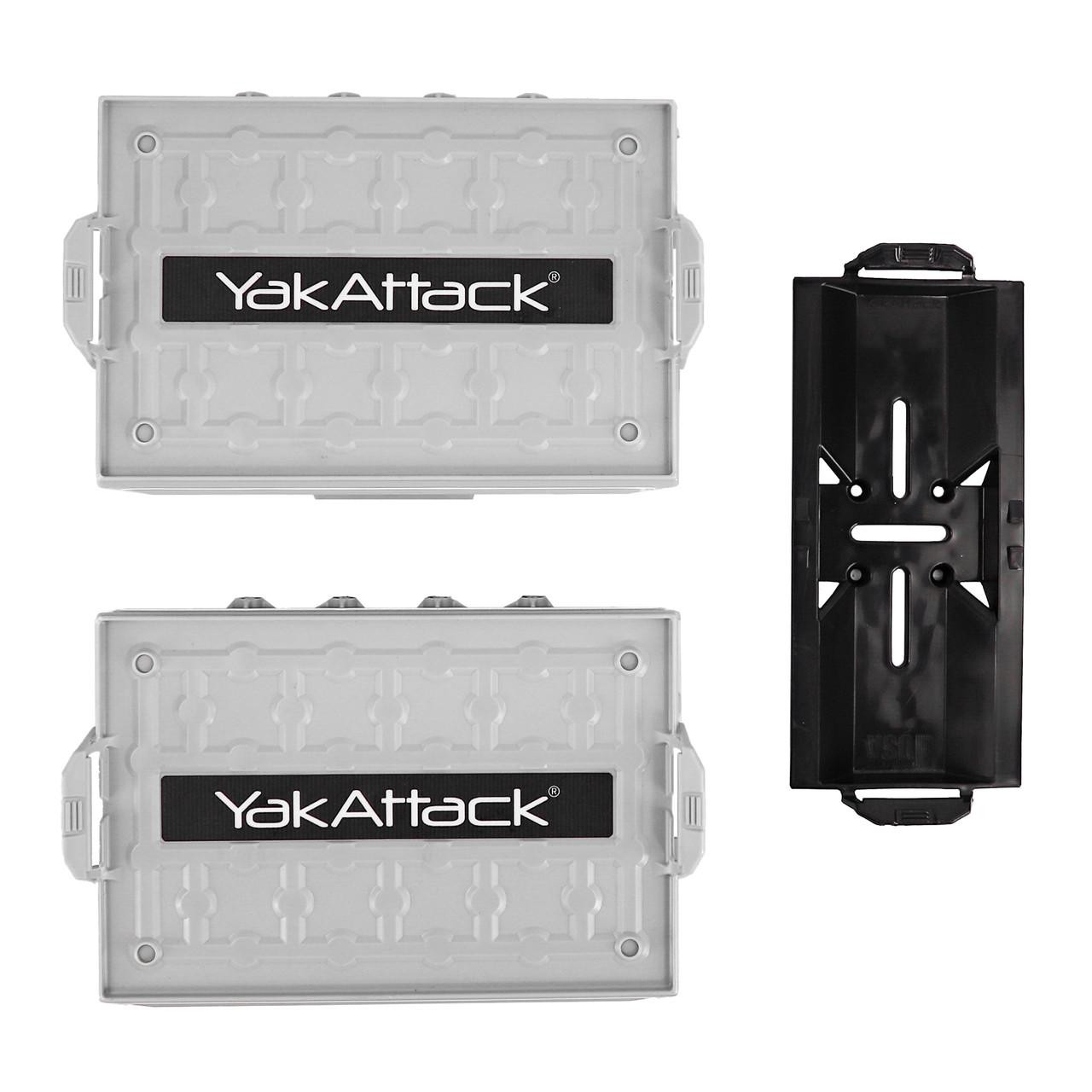  TracPak Combo Kit, Two Boxes and Quick Release Base, Overcast Grey 
