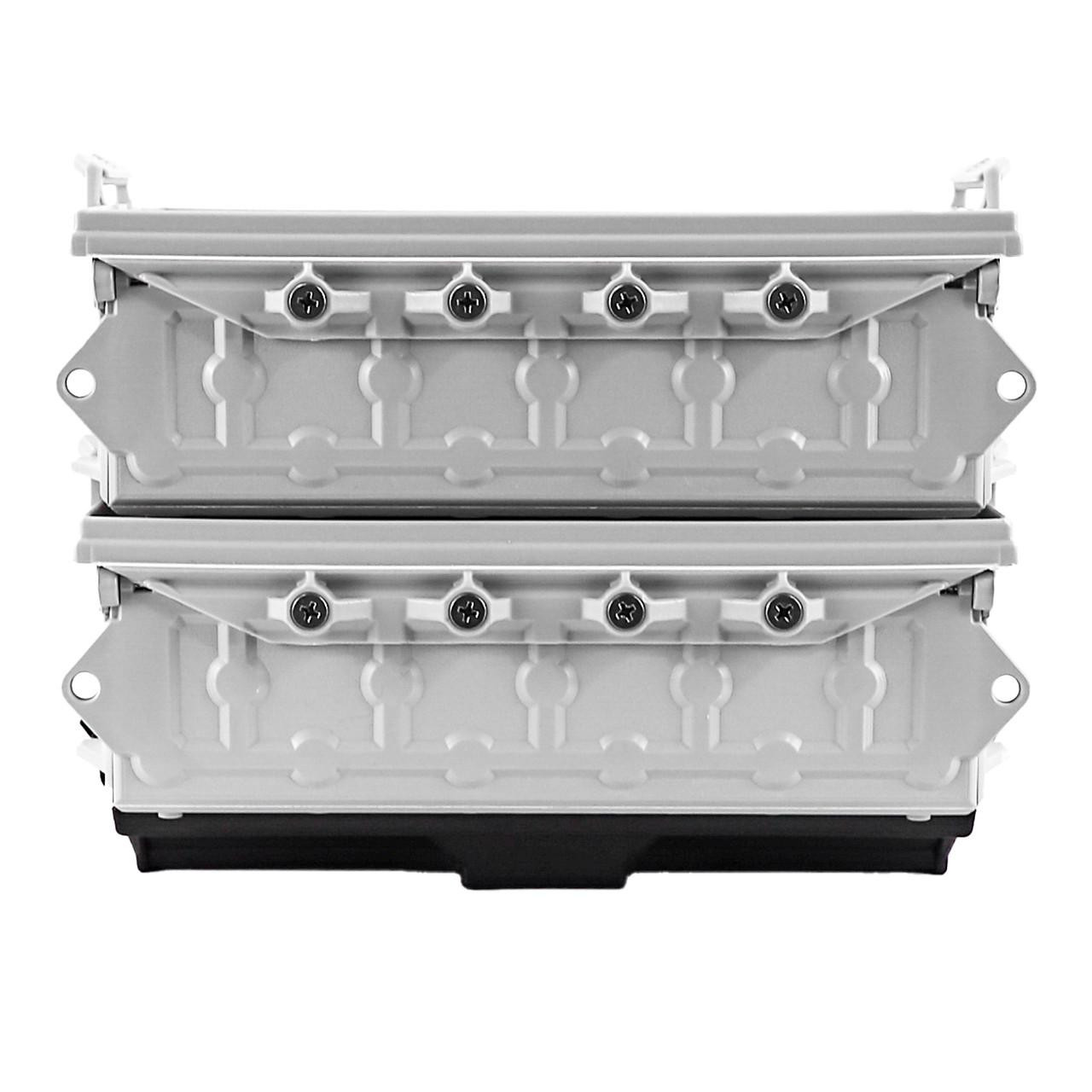  TracPak Combo Kit, Two Boxes and Quick Release Base, Overcast Grey 