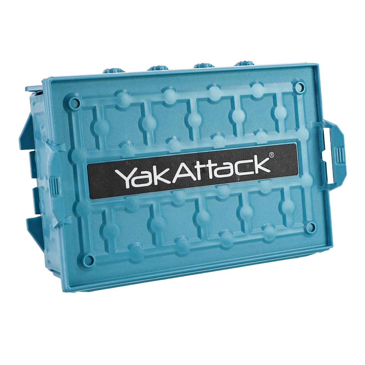 Top view of the TracPak Combo Kit, Two Boxes and Quick Release Base, Jetty Blue