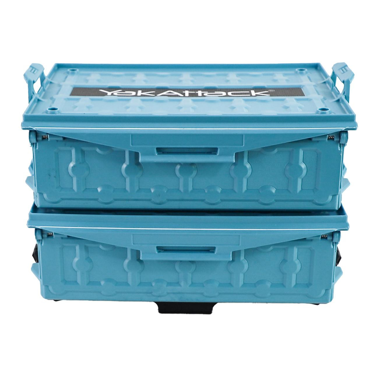  TracPak Combo Kit, Two Boxes and Quick Release Base, Jetty Blue 