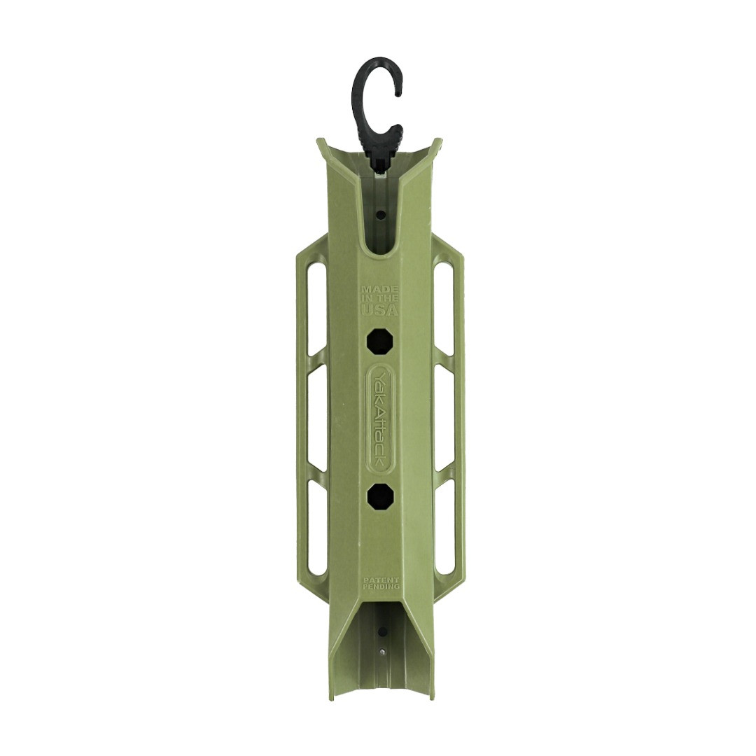 TetherTube Rod Holder- Two Pack with Mounting Hardware, Olive Green