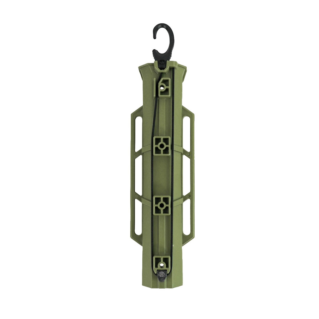 TetherTube Rod Holder- Two Pack with Mounting Hardware, Olive Green