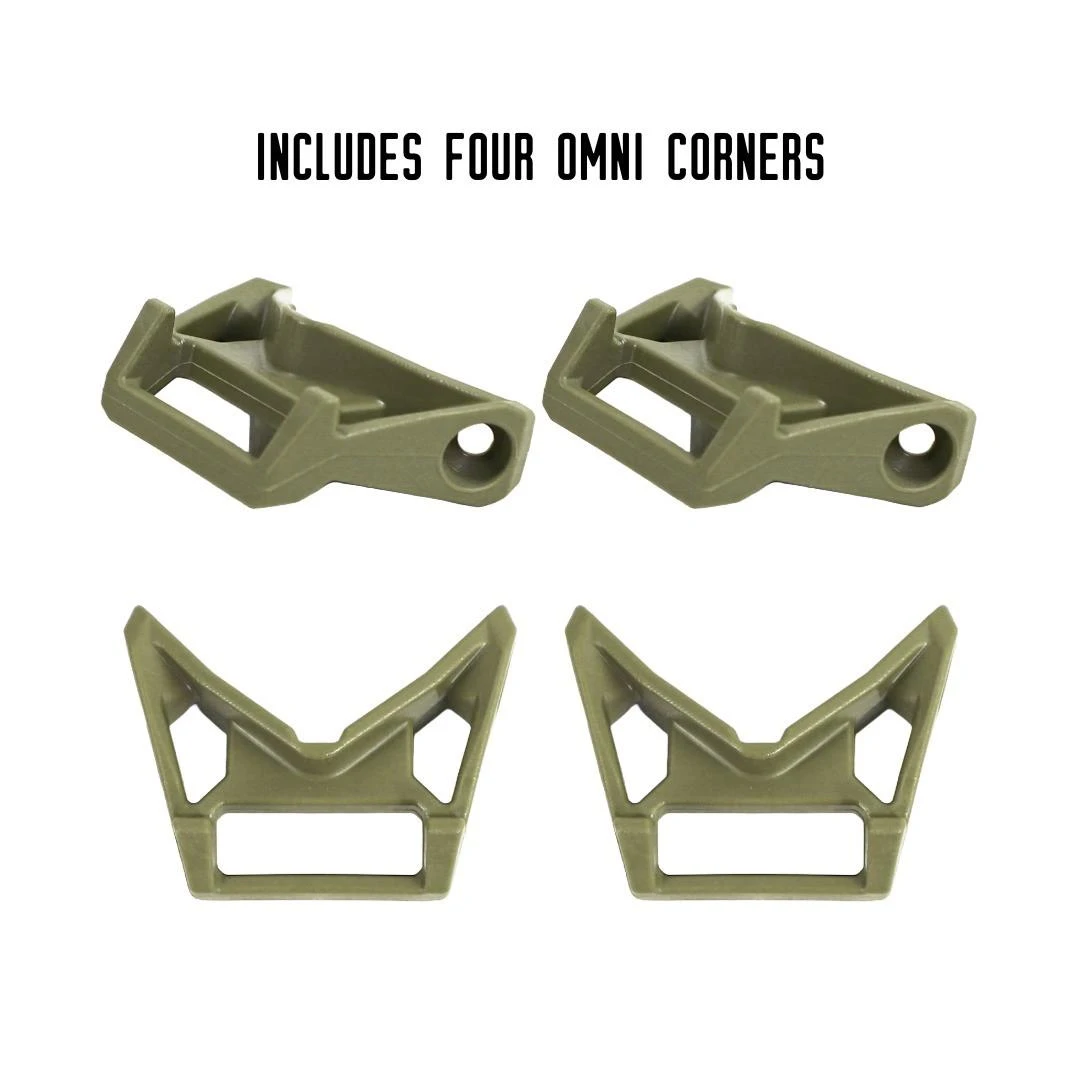  Hinge & Latch Kit for BlackPak Pro and ShortStak, Olive Green 