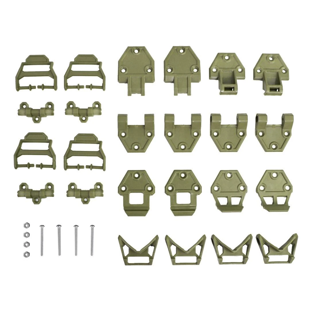  Hinge & Latch Kit for BlackPak Pro and ShortStak, Olive Green 