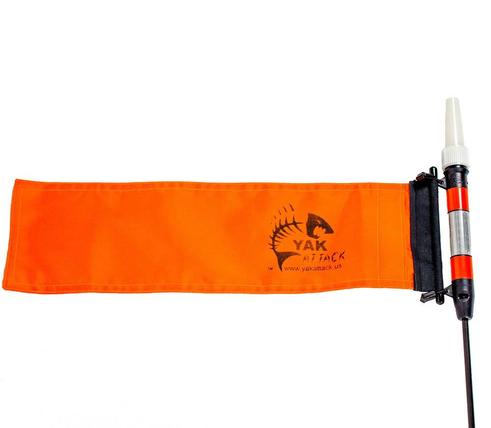 YakAttack® VISICarbon Pro™ Flag, Orange - Kayak Fishing Essentials