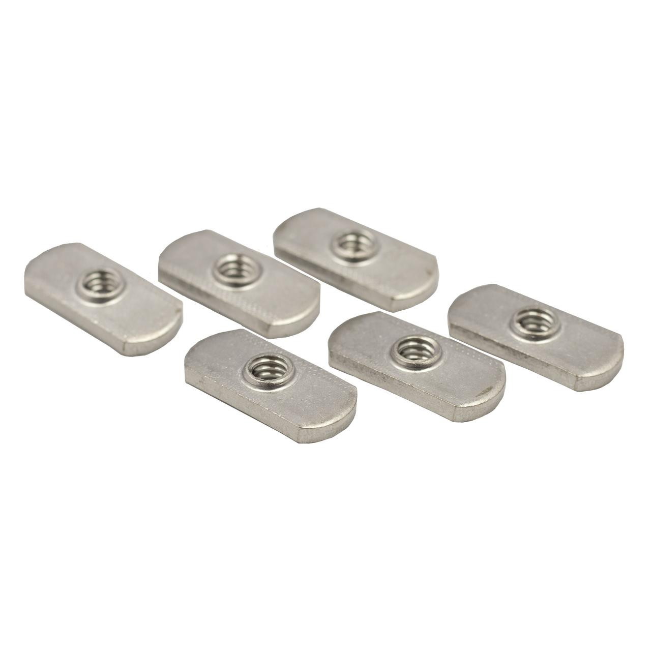 YakAttack® 1/4-20 Track Nut, 6 Pack - Kayak Fishing Essentials