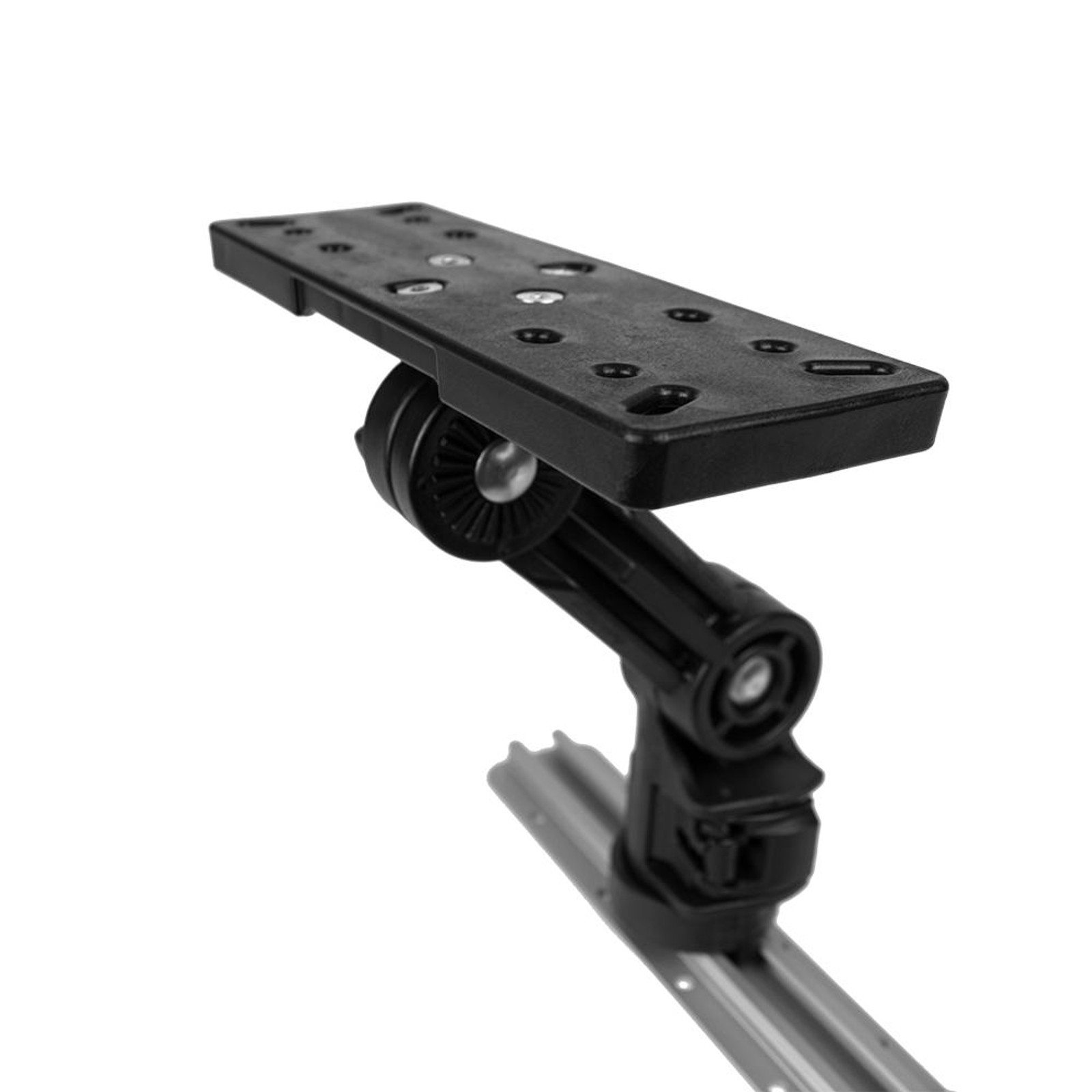 YakAttack Rectangular Fish Finder Mount with Track Mounted LockNLoad™  Mounting System