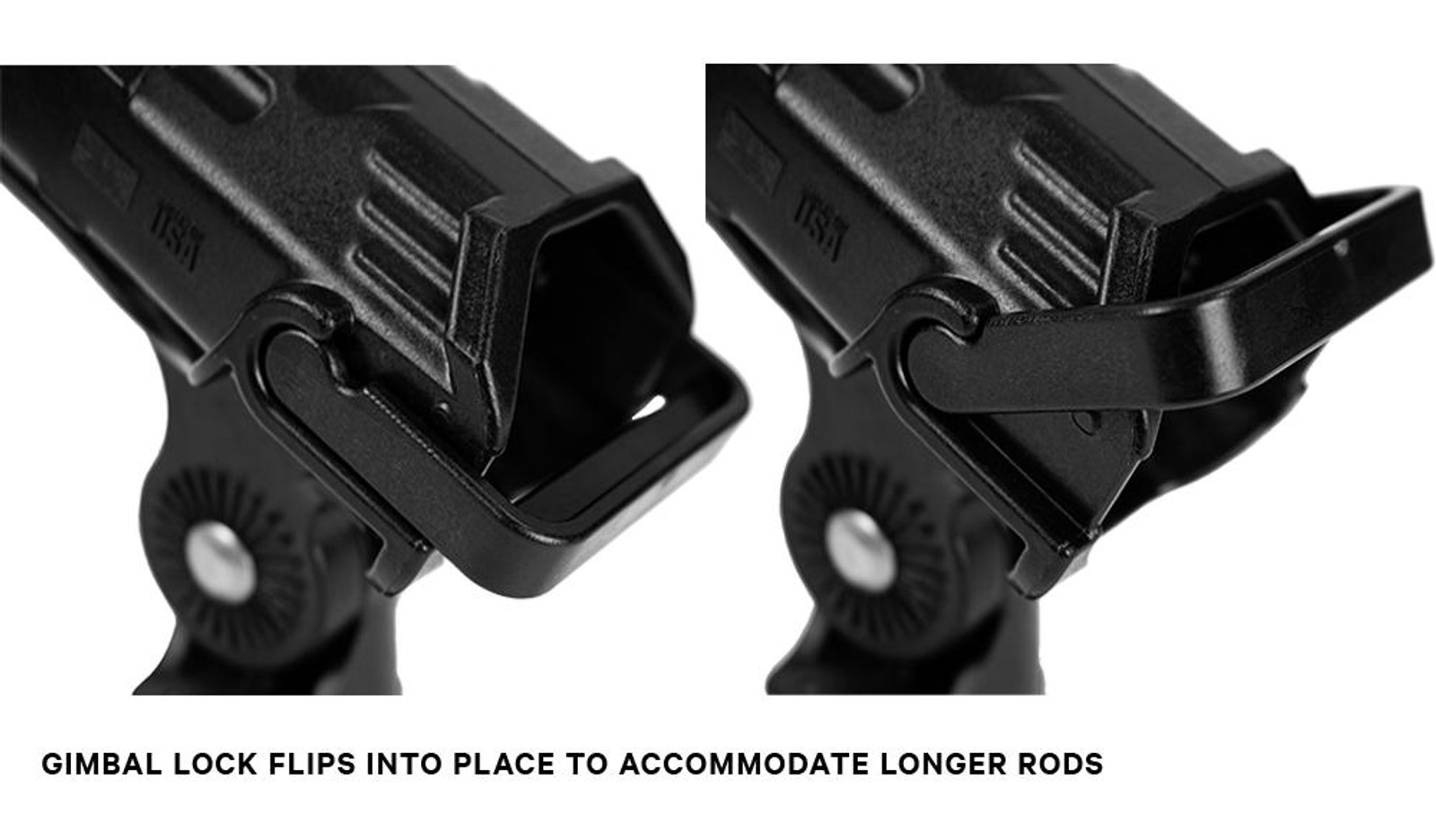 AR Tube™ Rod Holder with Track Mounted LockNLoad™ Mounting System